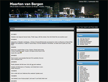 Tablet Screenshot of maartenvanbergen.com